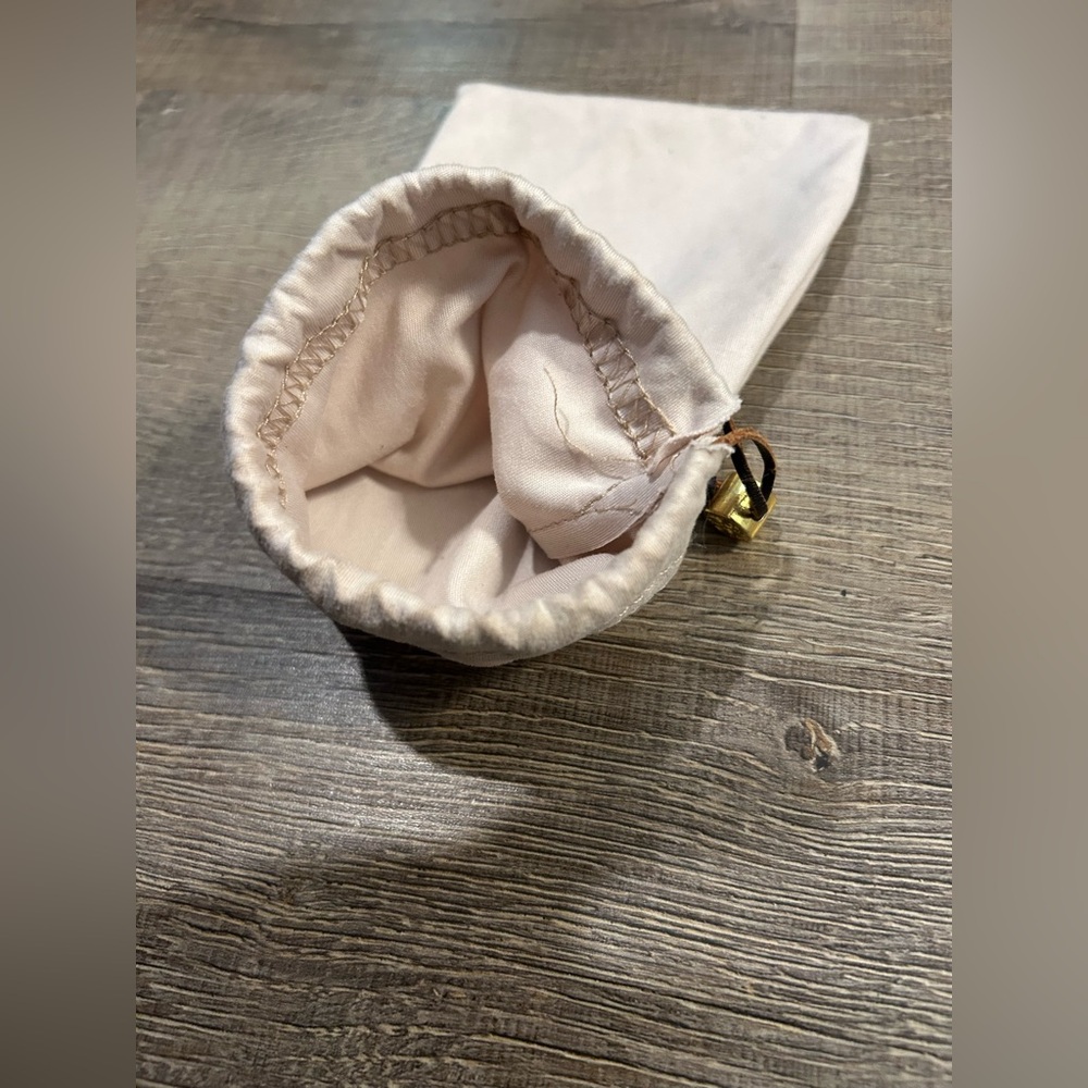 Tory Burch Cream Drawstring Pouch - Picture 3 of 4